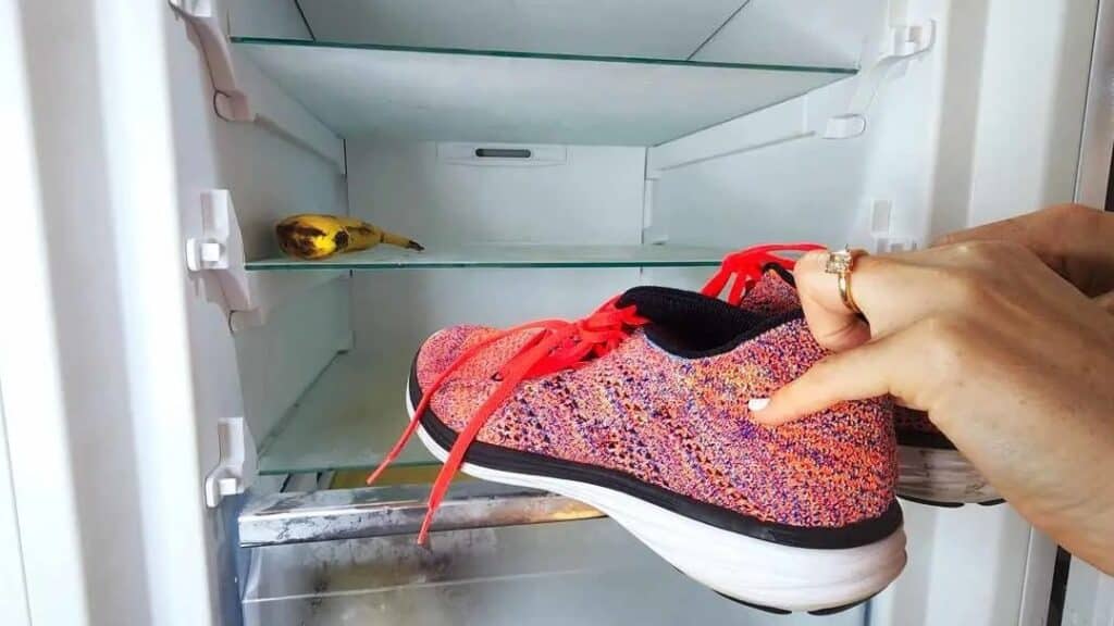 Mettez vos chaussures au réfrigérateur pendant une nuit qui permet de résoudre un problème courant