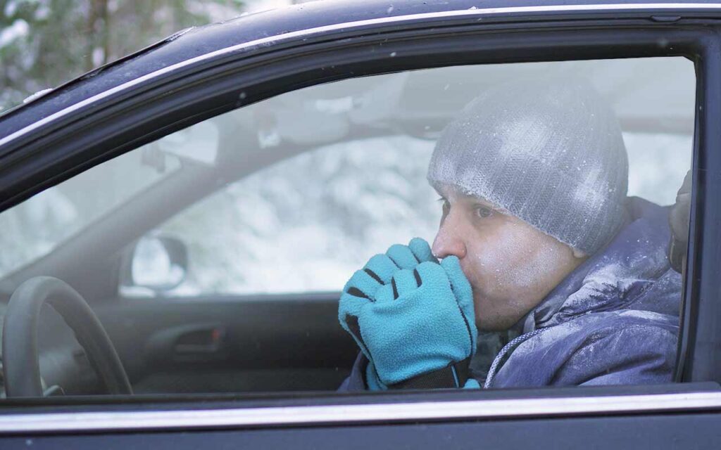 Réchauffer l'habitacle de sa voiture