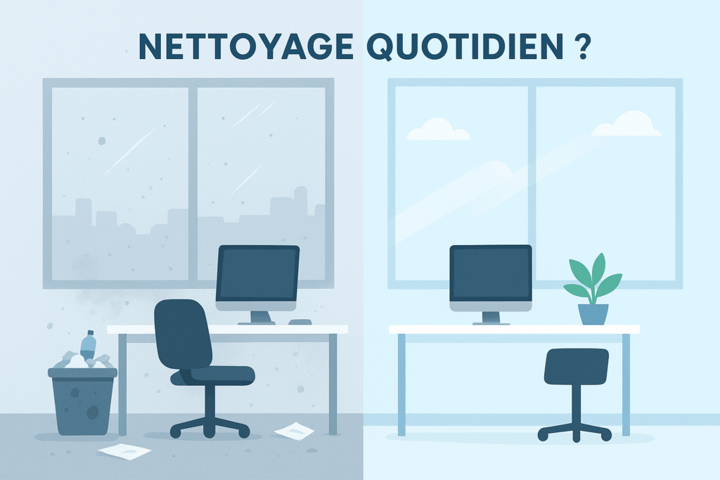 Faut-il faire le nettoyage des locaux professionnels tous les jours ?