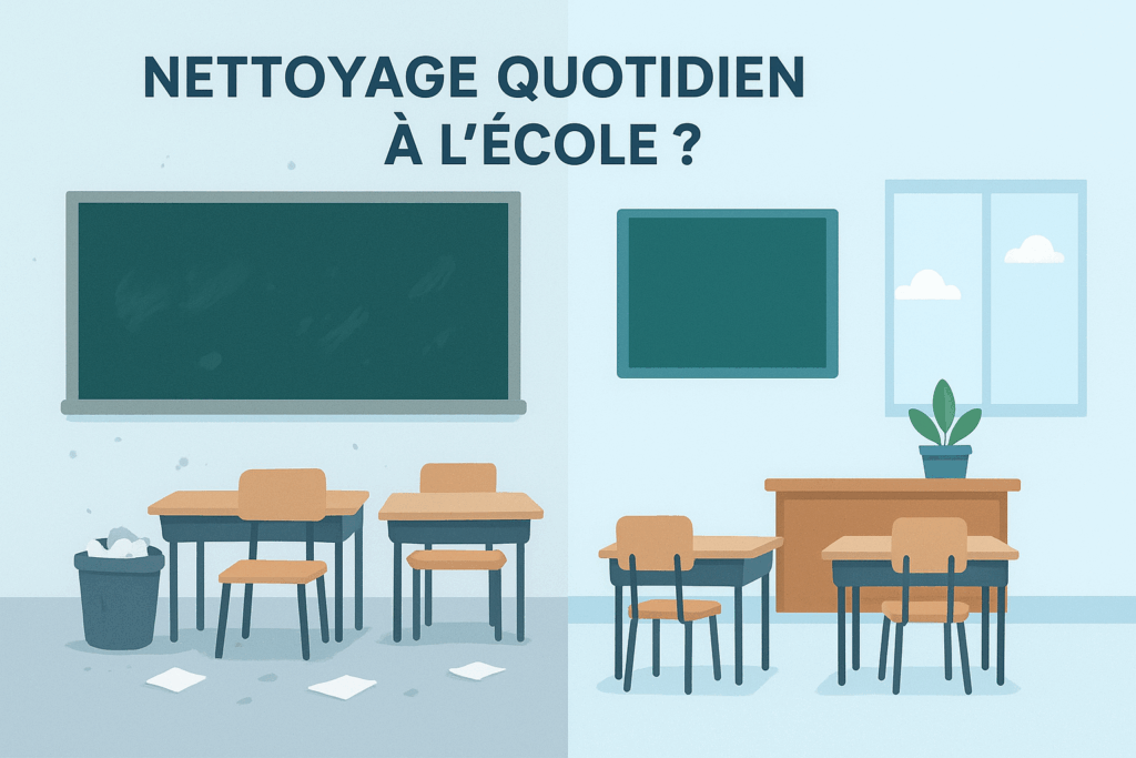 Faut-il faire le nettoyage des écoles tous les jours ?