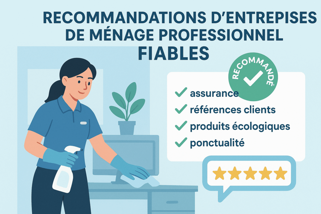 Recommandations d’entreprises de ménage professionnel fiables à Toulouse : comment choisir le bon prestataire ?