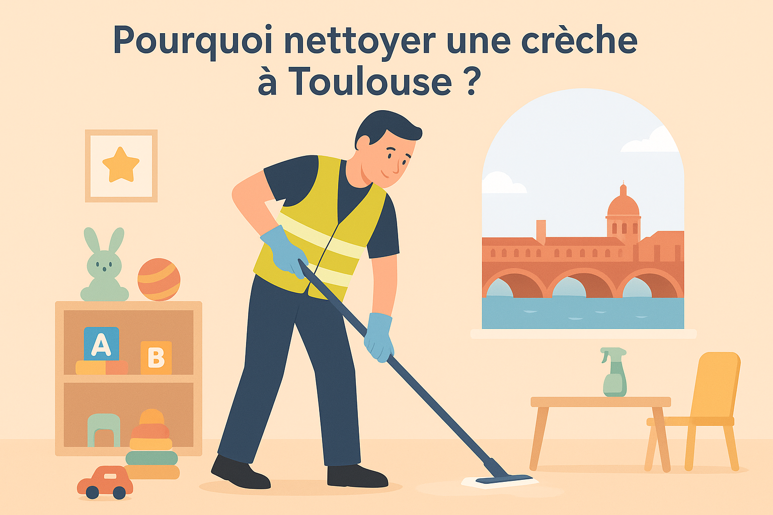 suggère moi une image sur le theme : Comment choisir une entreprise de propreté fiable à Toulouse ?