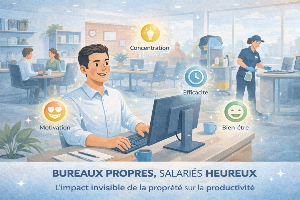 Bureaux propres, salariés heureux l’impact invisible de la propreté sur la productivité