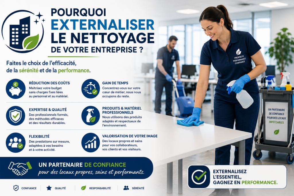 Pourquoi externaliser le nettoyage de votre entreprise
